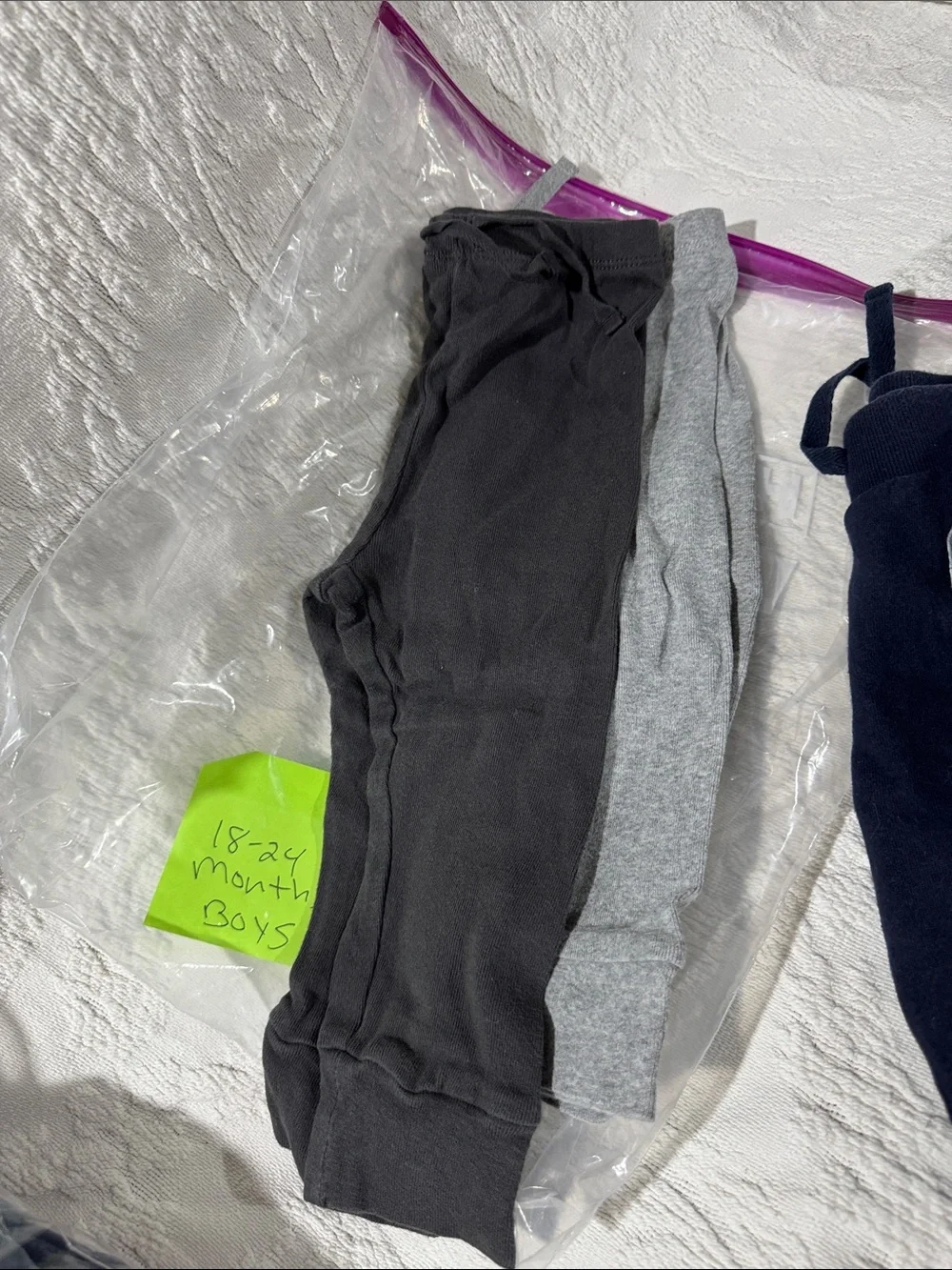 Mixed Boys' joggers pants And Gap sweat pants bundle - Blue, Gray, White